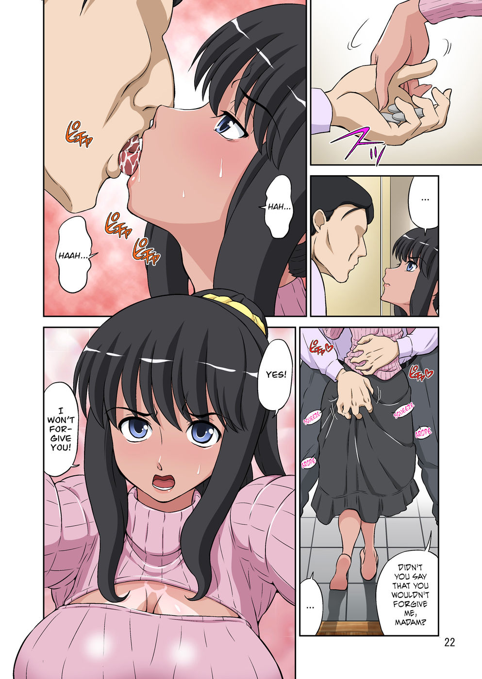 Hentai Manga Comic-Mama Was Too Divine So Our Neighbor Did The Mating Press On Her (Dark Skin)-Read-22